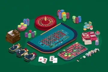 A woman smiling by bright slot machines showing lucky symbols, showcasing the exciting slot offerings at 77HI.